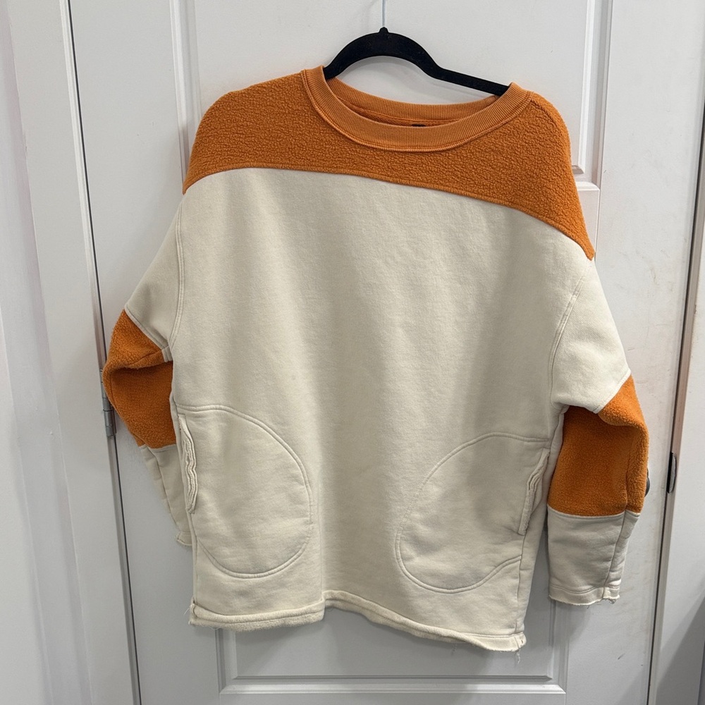 Free People Jordan Oversized Colorblock Pullover XS‎